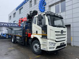 Бортовой автомобиль FAW J6L с КМУ Kanglim 1256