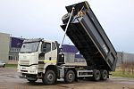 Самосвал FAW 8x4 в кузове AMKAR EURO 5