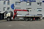 Бортовой автомобиль FAW с КМУ Horyong HRS 206 + коники
