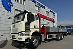 Бортовой автомобиль FAW с КМУ Horyong HRS 206 + коники