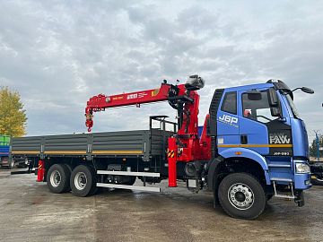 Бортовой автомобиль FAW с КМУ UMM 806Т