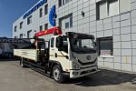 Бортовой автомобиль FAW Tiger 4x2 с КМУ ИНМАН 120
