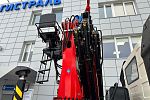 Седельный тягач FAW CA 3250 c КМУ Sunhunk K-238  6х6