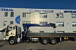 Бортовой автомобиль FAW с КМУ DONGYANG SS2725 LB