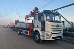 Бортовой автомобиль FAW J6L с КМУ Русман