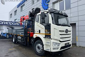 Бортовой автомобиль FAW J6L с КМУ Kanglim 1256