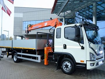 Бортовой автомобиль FAW Tiger 6G 9 4х2 с КМУ HANGIL 374