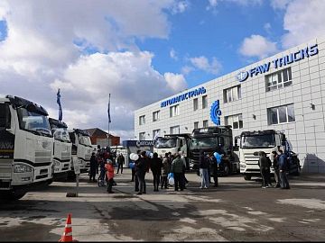 Клиентский день FAW TRUCKS в Уральской долине. 